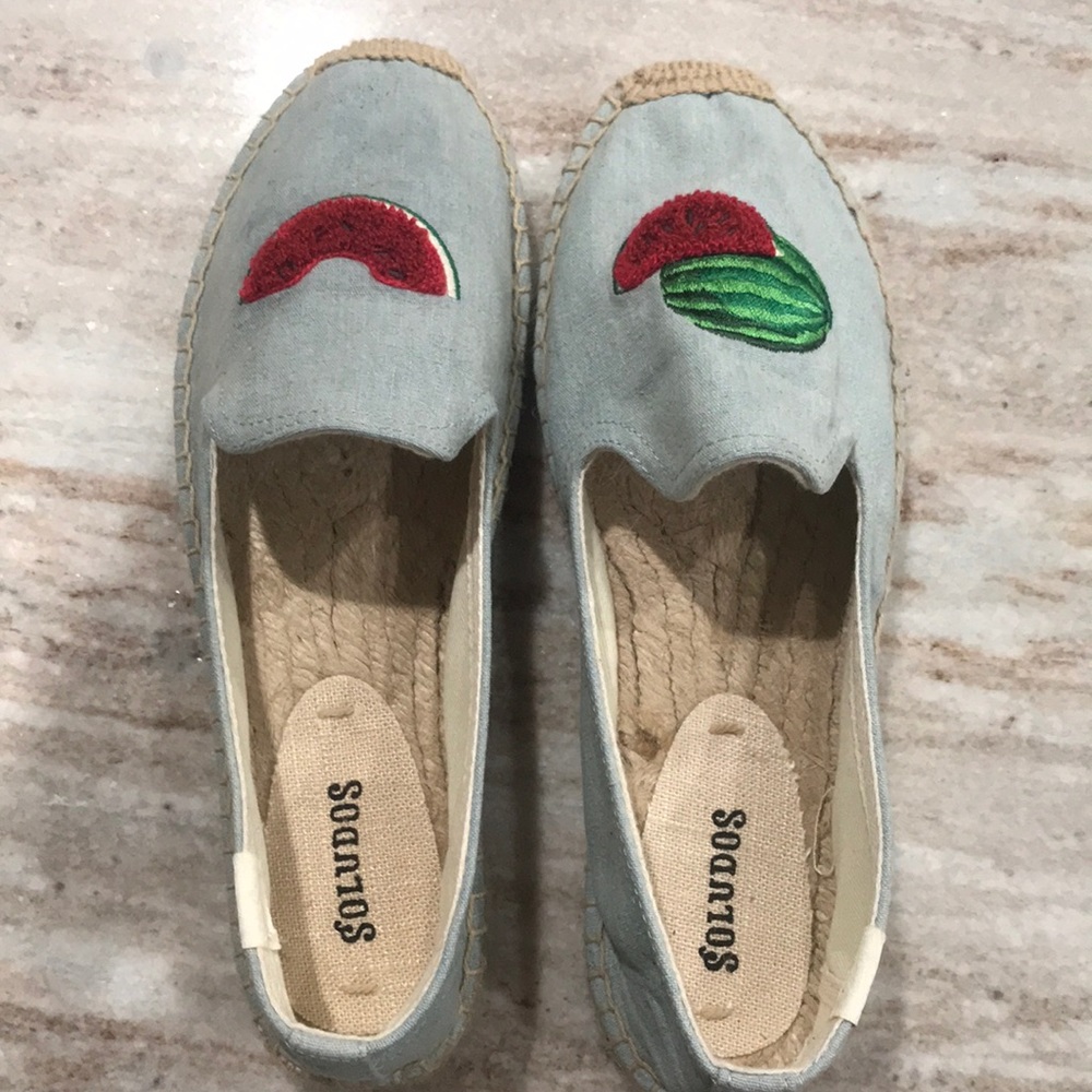Soludos - Watermelons Slipper in Chambray - sz 6.5 - Picture 3 of 8